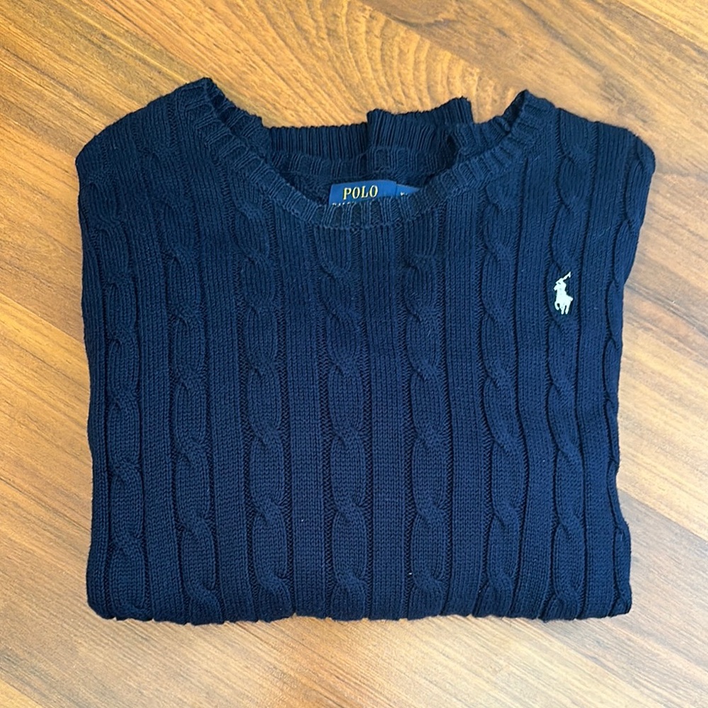 Polo by Ralph Lauren Women’s Navy Blue Sweater
